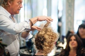 Ronnie Stamm demonstrates styling techniques