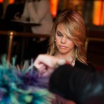 Stylists from Antonino Salon in Birmingham demonstrate innovative styling techniques on stage.