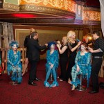 Stylists from Antonino Salon in Birmingham demonstrate innovative styling techniques on stage.