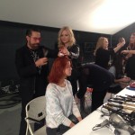 Back stage model prep at the Antonino Salon and Primary Syn Photo Shoot-2014